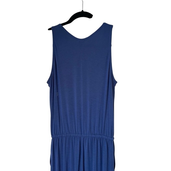 Kit and Ace Banyan Jumpsuit- Blue Tie Waist Casual Romper- Size Small - Picture 9 of 13